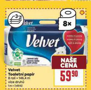 VELVET TOALETN PAPR