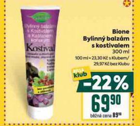BIONE BYLINN BALSM S KOSTIVALEM
