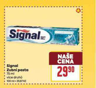 SIGNAL ZUBN PASTA