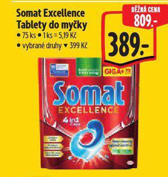 SOMAT EXCELLENCE TABLETY DO MYKY