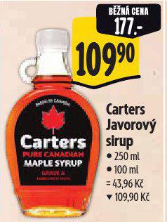 CARTERS JAVOROV SIRUP