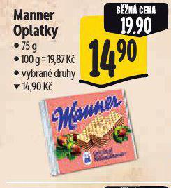 MANNER OPLATKY