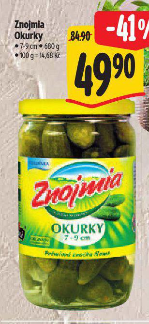 ZNOJMIA OKURKY