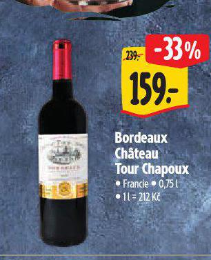 BORDEAUX CHATEAU TOUR CHAPOUX