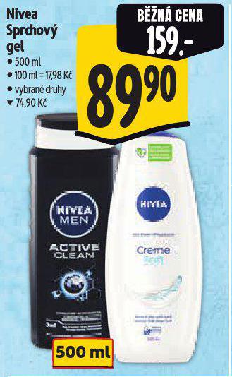 NIVEA SPRCHOV GEL