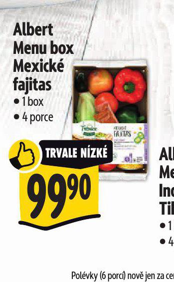 MENU BOX MEXICK FAJITAS