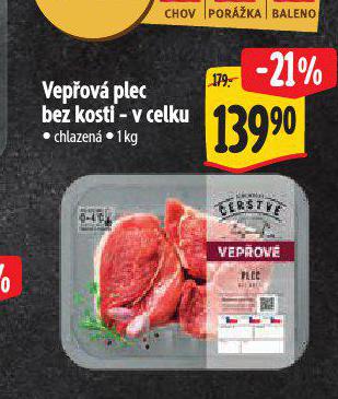 VEPOV PLEC BEZ KOSTI