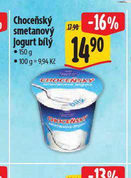 CHOCESK SMETANOV JOGURT
