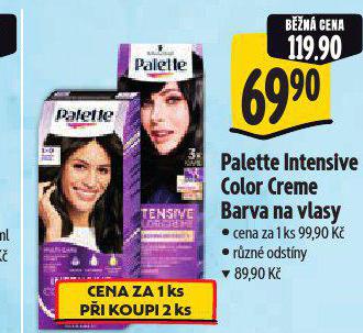 PALETTE BARVA NA VLASY