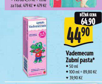 VADEMECUM ZUBN PASTA