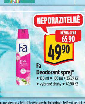 FA DEODORANT