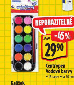 CENTROPEN VODOV BARVY