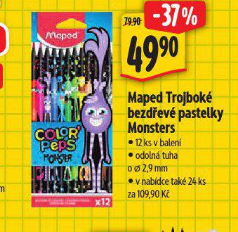MAPED TROJBOK BEZDEV PASTELKY MONSTERS