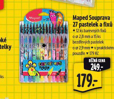 MAPED SOUPRAVA 27 PASTELEK A FIX