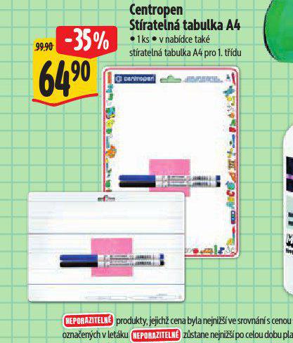 CENTROPEN STRATELN TABULKA A4