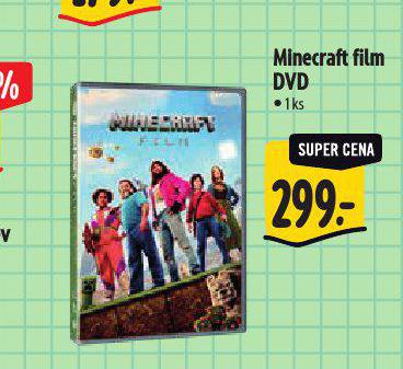 MINECRAFT FILM DVD