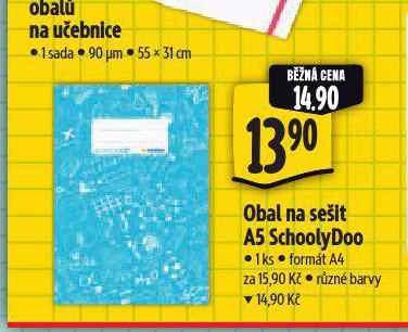 OBAL NA SEIT A5 SCHOOLYDOO