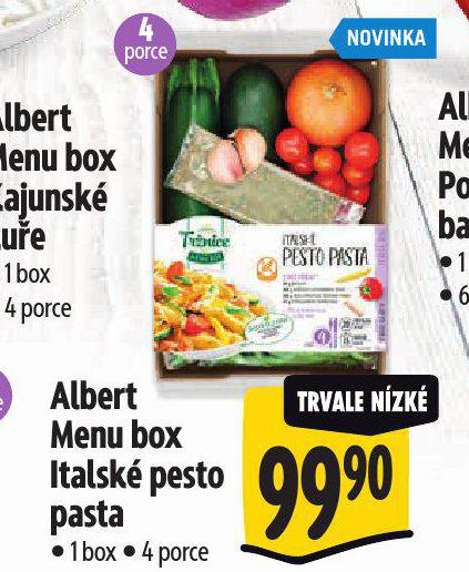 MENU BOX ITALSK PESTO PASTA