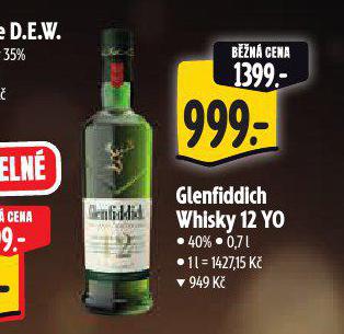 GLENFIDDICH WHISKY 12 YO