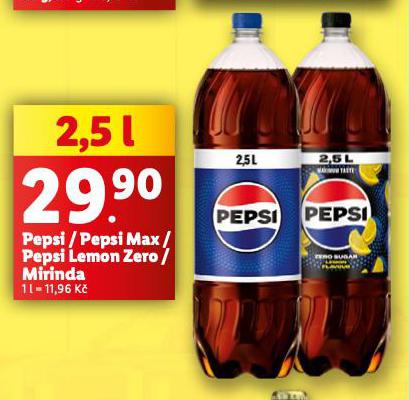 PEPSI / PEPSI MAX / PEPSI LEMON ZERO / MIRINDA