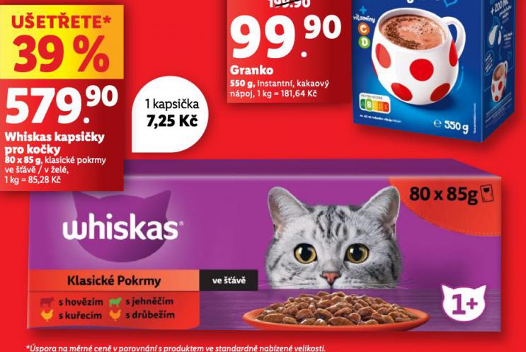 WHISKAS KAPSIKY PRO KOKY