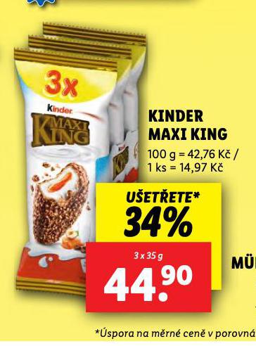 KINDER MAXI KING