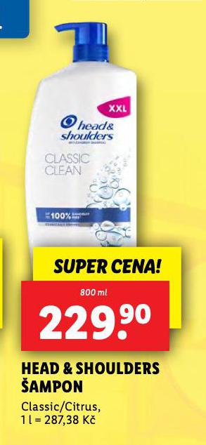 HEAD A SHOULDERS AMPON