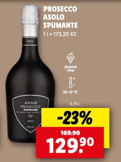 PROSECCO ASOLO SPUMANTE