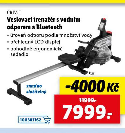 VESLOVAC TRENAR S VODNM ODPOREM A BLUETOOTH