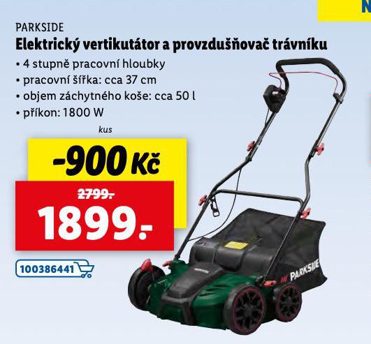 ELEKTRICK VERTIKUTTOR A PROVZDUNOVA TRVNKU