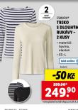 TRIKO S DLOUHMI RUKVY - 2 KUSY