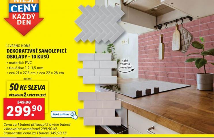 DEKORATIVN SAMOLEPC OBKLADY - 10 KUS
