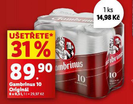 GAMBRINUS 10 ORIGINL