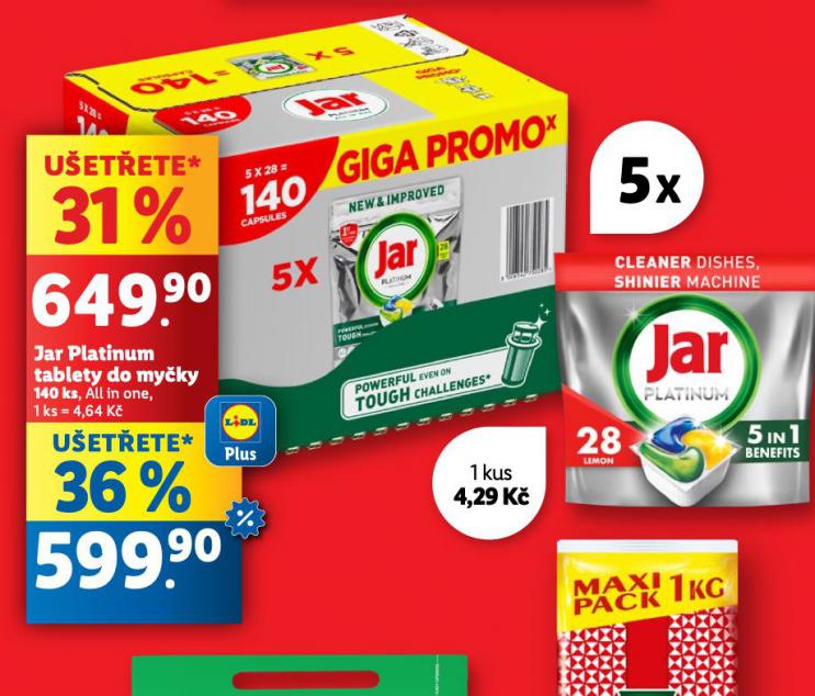 JAR PLATINUM TABLETY DO MYKY