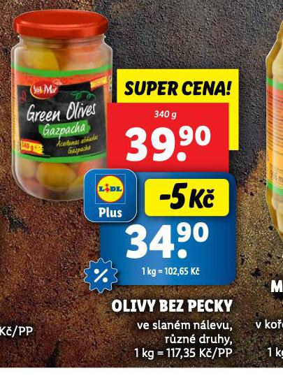 OLIVY BEZ PECKY