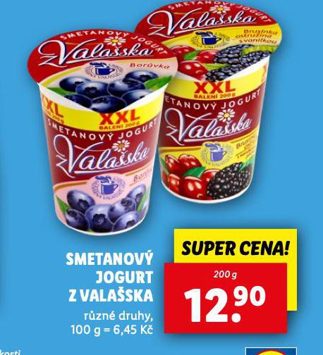 SMETANOV JOGURT Z VALASKA