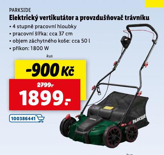 ELEKTRICK VERTIKUTTOR A PROVZDUNOVA TRVNKU