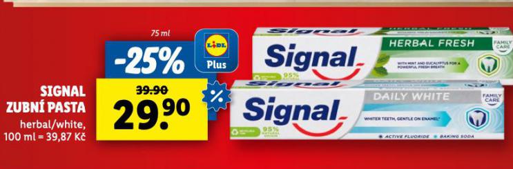 SIGNAL ZUBN PASTA