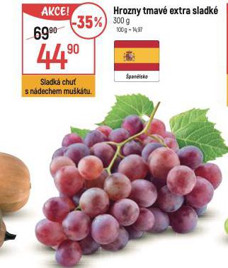 HROZNY TMAV EXTRA SLADK