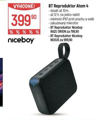 BT REPRODUKTOR ATOM 4