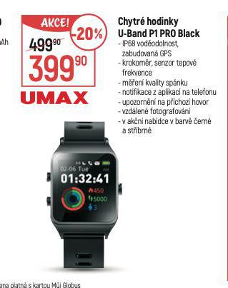 CHYTR HODINKY U-BAND P1 PRO BLACK