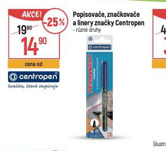 LINERY ZNAKY CENTROPEN