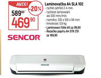 LAMINOVAKA A4 SLA 102
