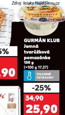 GURMN KLUB JEMN TVARَKOV POMAZNKA