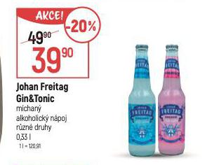 JOHAN FREITAG GIN A TONIC