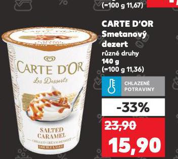 CARTE D'OR SMETANOV DEZERT