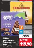 TOBLERONE ČOKOLÁDOVÝ DORT