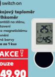 POKOJOVÝ TEPLOMĚR A VLHKOMĚR