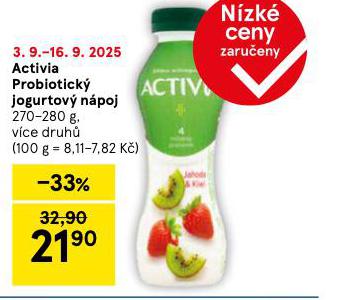 ACTIVIA PROBIOTICK JOGURTOV NPOJ
