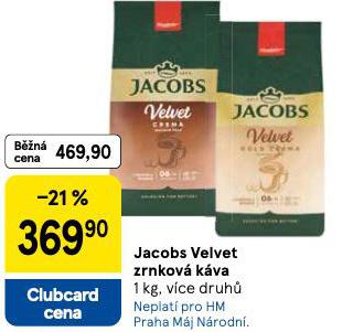 JACOBS VELVET ZRNKOV KVA